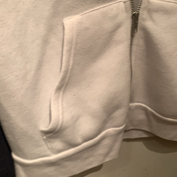 Superfly 3 tone Red Cream Grey Alternative Apparel Full Zip Hoodie SZ Medium 🔥 - Picture 6 of 11